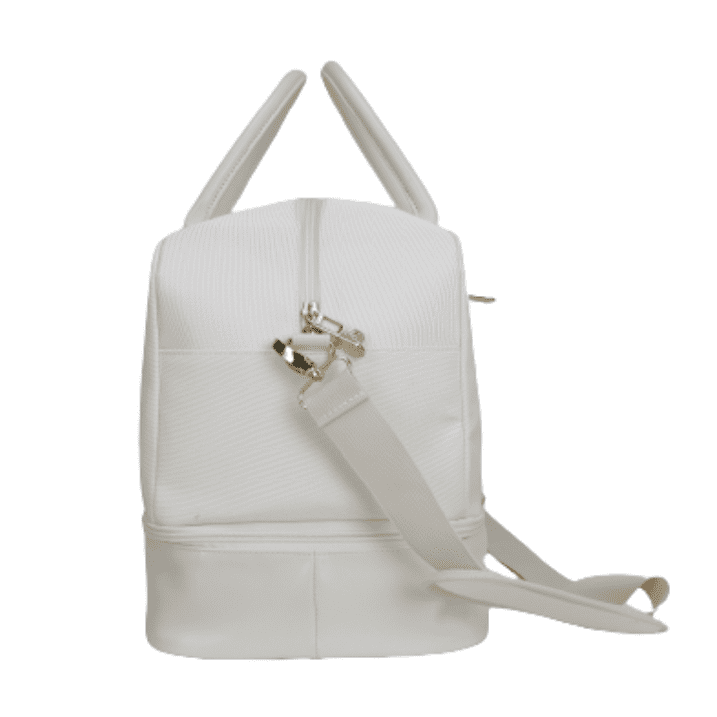 21 inch Travel Weekender Duffel, Cream Polyester